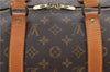 Auth Louis Vuitton Monogram Keepall Bandouliere 50 Boston Bag M41416 LV 8002D