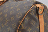 Auth Louis Vuitton Monogram Keepall Bandouliere 50 Boston Bag M41416 LV 8002D