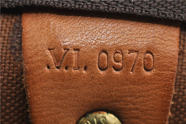 Auth Louis Vuitton Monogram Keepall Bandouliere 50 Boston Bag M41416 LV 8002D