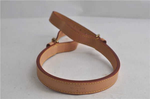 Authentic Louis Vuitton Leather Shoulder Strap For Noe Beige 25.2-28.3" LV 8003D