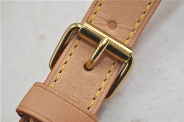 Authentic Louis Vuitton Leather Shoulder Strap For Noe Beige 25.2-28.3" LV 8003D