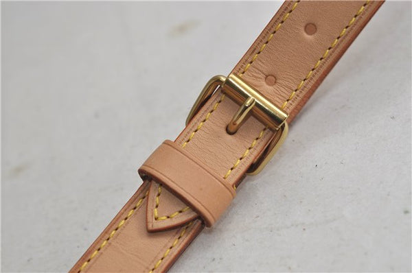 Authentic Louis Vuitton Leather Shoulder Strap For Noe Beige 25.2-28.3" LV 8003D