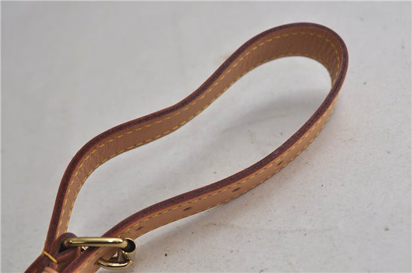 Authentic Louis Vuitton Leather Shoulder Strap For Noe Beige 25.2-28.3" LV 8003D