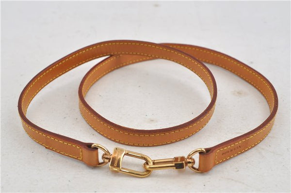 Authentic Louis Vuitton Leather Shoulder Strap Beige 38.2" LV 8005D