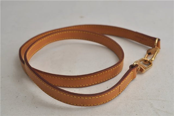 Authentic Louis Vuitton Leather Shoulder Strap Beige 38.2" LV 8005D