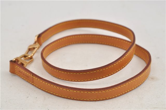 Authentic Louis Vuitton Leather Shoulder Strap Beige 38.2