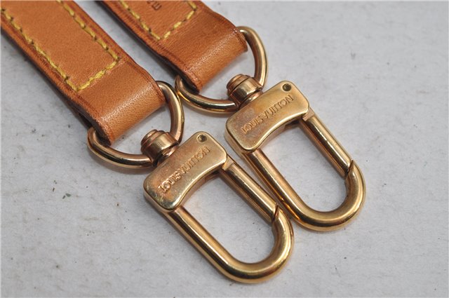 Authentic Louis Vuitton Leather Shoulder Strap Beige 38.2