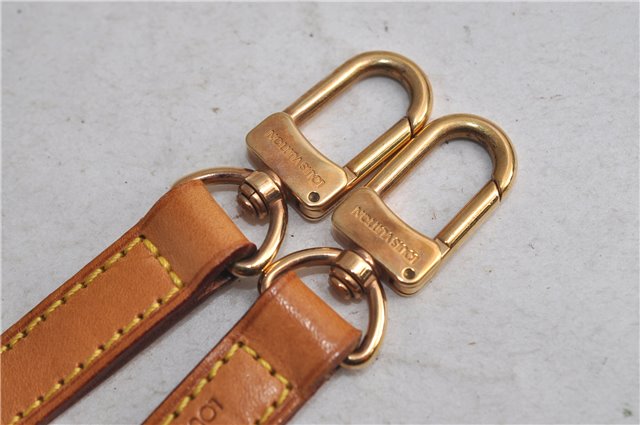 Authentic Louis Vuitton Leather Shoulder Strap Beige 38.2