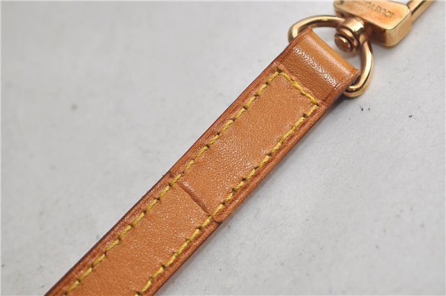 Authentic Louis Vuitton Leather Shoulder Strap Beige 38.2