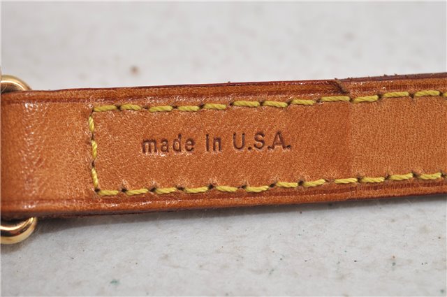 Authentic Louis Vuitton Leather Shoulder Strap Beige 38.2