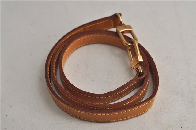 Authentic Louis Vuitton Leather Shoulder Strap Beige 38.2