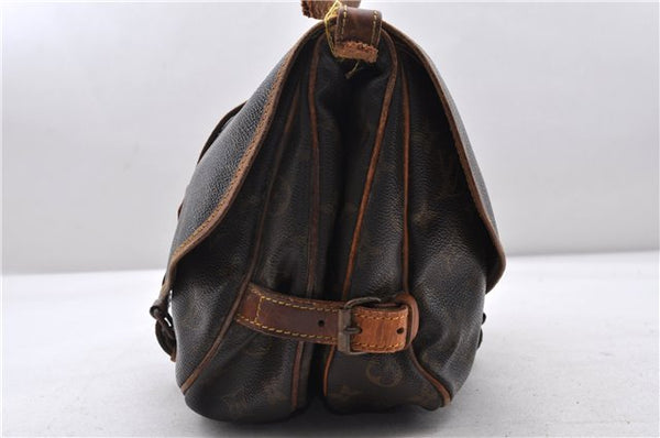 Auth LOUIS VUITTON Monogram Saumur 30 Shoulder Cross Bag M42256 LV Junk 8006C