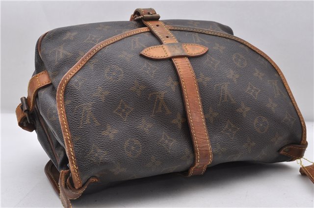 Auth LOUIS VUITTON Monogram Saumur 30 Shoulder Cross Bag M42256 LV Junk 8006C