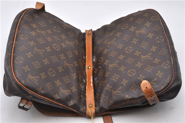 Auth LOUIS VUITTON Monogram Saumur 30 Shoulder Cross Bag M42256 LV Junk 8006C