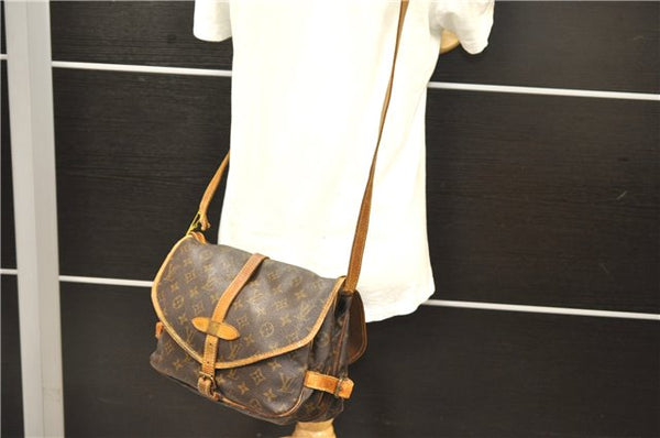 Auth LOUIS VUITTON Monogram Saumur 30 Shoulder Cross Bag M42256 LV Junk 8006C