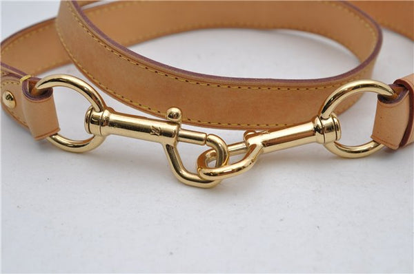 Authentic Louis Vuitton Leather Shoulder Strap Beige 35.0-39.0" LV Box 8006D