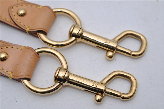 Authentic Louis Vuitton Leather Shoulder Strap Beige 35.0-39.0
