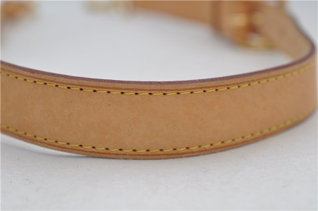 Authentic Louis Vuitton Leather Shoulder Strap Beige 35.0-39.0