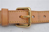 Authentic Louis Vuitton Leather Shoulder Strap Beige 35.0-39.0" LV Box 8006D