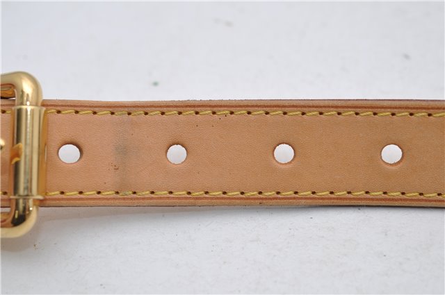 Authentic Louis Vuitton Leather Shoulder Strap Beige 35.0-39.0