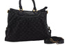 Auth Louis Vuitton Monogram Denim Neo Cabby Shoulder Hand Bag M95352 Black 8008D