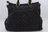 Auth Louis Vuitton Monogram Denim Neo Cabby Shoulder Hand Bag M95352 Black 8008D
