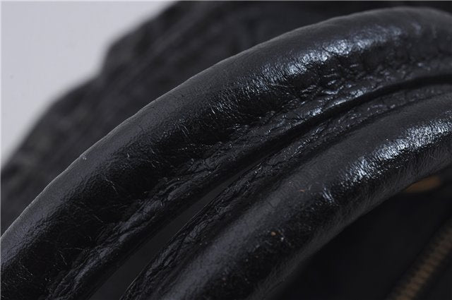 Auth Louis Vuitton Monogram Denim Neo Cabby Shoulder Hand Bag M95352 Black 8008D