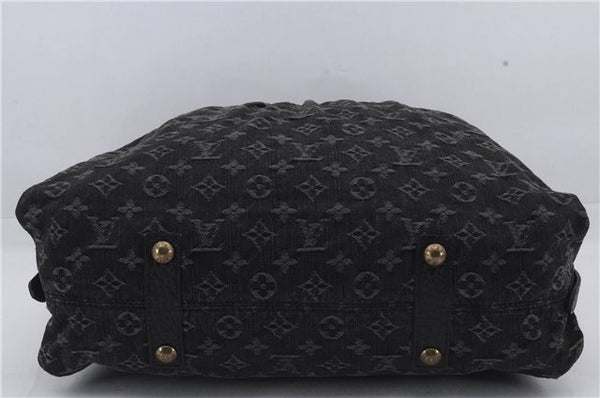 Auth Louis Vuitton Monogram Denim Neo Cabby Shoulder Hand Bag M95352 Black 8008D