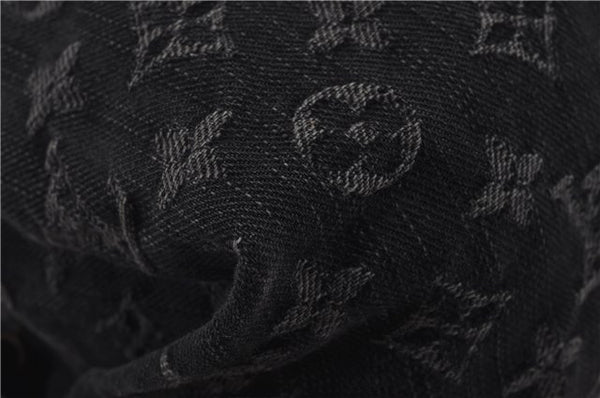 Auth Louis Vuitton Monogram Denim Neo Cabby Shoulder Hand Bag M95352 Black 8008D