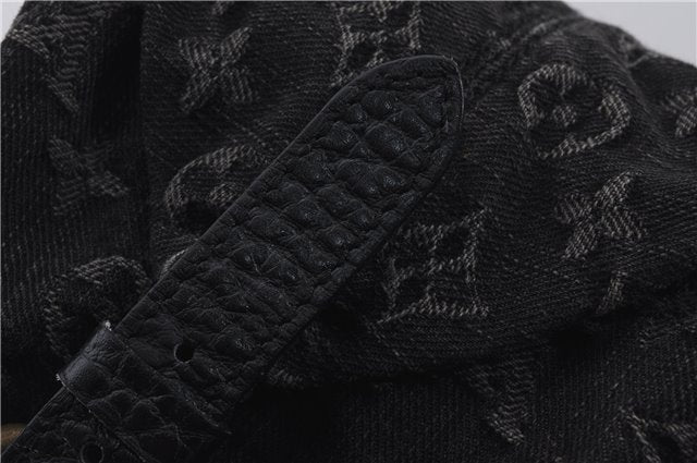 Auth Louis Vuitton Monogram Denim Neo Cabby Shoulder Hand Bag M95352 Black 8008D