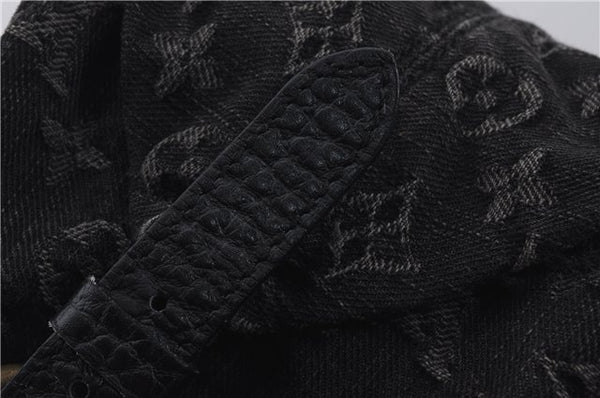 Auth Louis Vuitton Monogram Denim Neo Cabby Shoulder Hand Bag M95352 Black 8008D