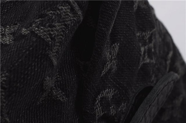 Auth Louis Vuitton Monogram Denim Neo Cabby Shoulder Hand Bag M95352 Black 8008D