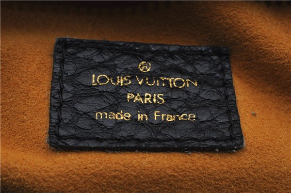 Auth Louis Vuitton Monogram Denim Neo Cabby Shoulder Hand Bag M95352 Black 8008D