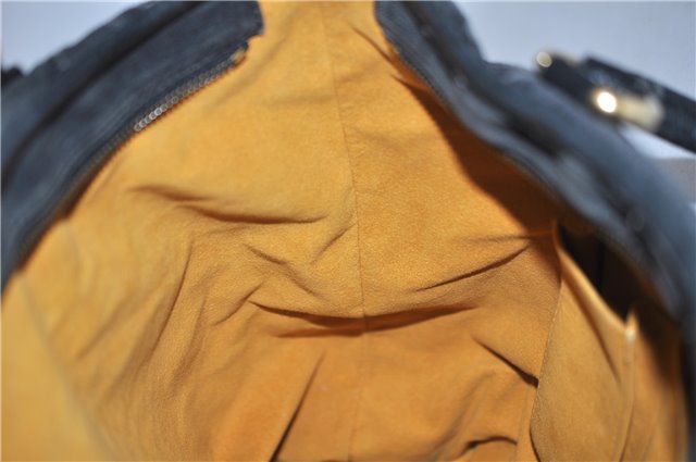 Auth Louis Vuitton Monogram Denim Neo Cabby Shoulder Hand Bag M95352 Black 8008D