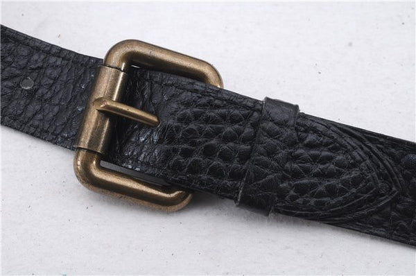 Auth Louis Vuitton Monogram Denim Neo Cabby Shoulder Hand Bag M95352 Black 8008D