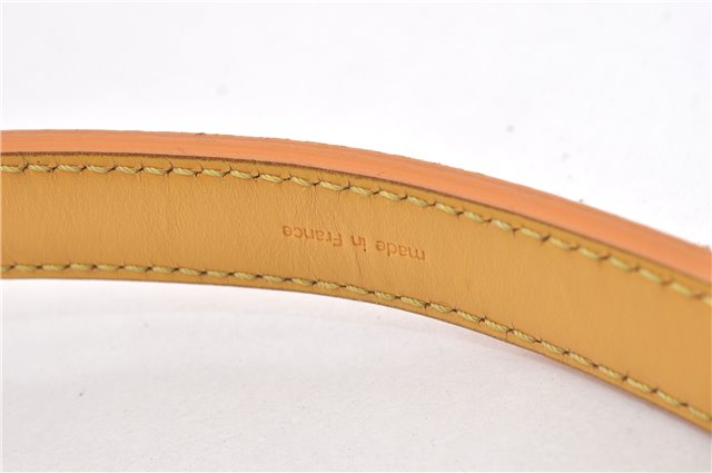 Authentic Louis Vuitton Epi Petit Noe Drawstring Bag Yellow M44109 LV 8009F