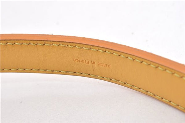 Authentic Louis Vuitton Epi Petit Noe Drawstring Bag Yellow M44109 LV 8009F