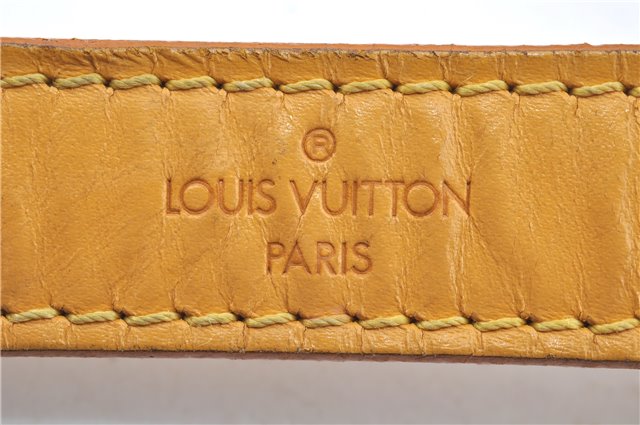 Authentic Louis Vuitton Epi Petit Noe Drawstring Bag Yellow M44109 LV 8009F