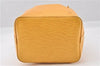 Authentic Louis Vuitton Epi Petit Noe Drawstring Bag Yellow M44109 LV 8009F