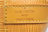 Authentic Louis Vuitton Epi Petit Noe Drawstring Bag Yellow M44109 LV 8009F