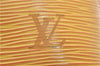 Authentic Louis Vuitton Epi Petit Noe Drawstring Bag Yellow M44109 LV 8009F