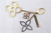 Auth Louis Vuitton Bag Bijoux De Sac Tapage Bag Charm M65090 Gold Silver 8010D