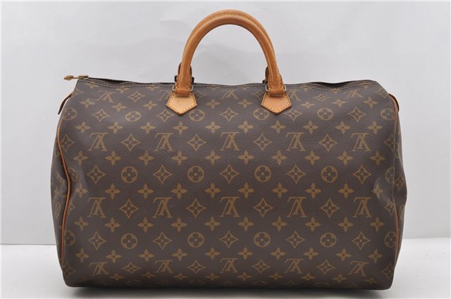 Authentic LOUIS VUITTON Monogram Speedy 40 Hand Bag M41522 LV 8011C