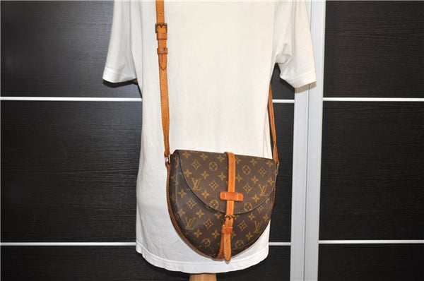 Auth LOUIS VUITTON Monogram Chantilly MM Shoulder Cross Body Bag M51233 LV 8013C