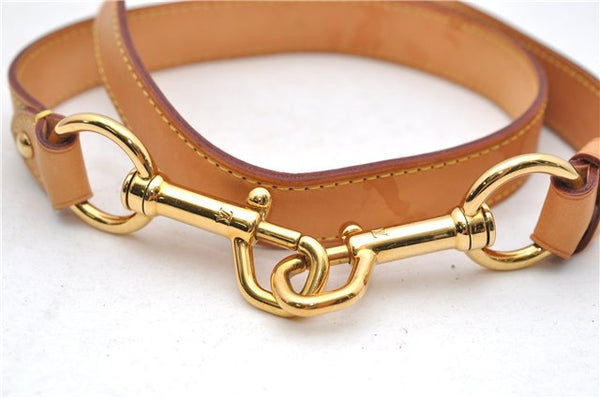 Authentic Louis Vuitton Leather Shoulder Strap Beige 35.0-39.0" LV 8013D