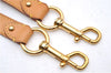 Authentic Louis Vuitton Leather Shoulder Strap Beige 35.0-39.0" LV 8013D