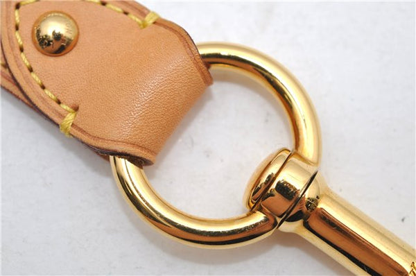 Authentic Louis Vuitton Leather Shoulder Strap Beige 35.0-39.0" LV 8013D