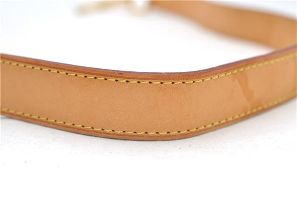 Authentic Louis Vuitton Leather Shoulder Strap Beige 35.0-39.0" LV 8013D