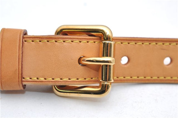 Authentic Louis Vuitton Leather Shoulder Strap Beige 35.0-39.0" LV 8013D