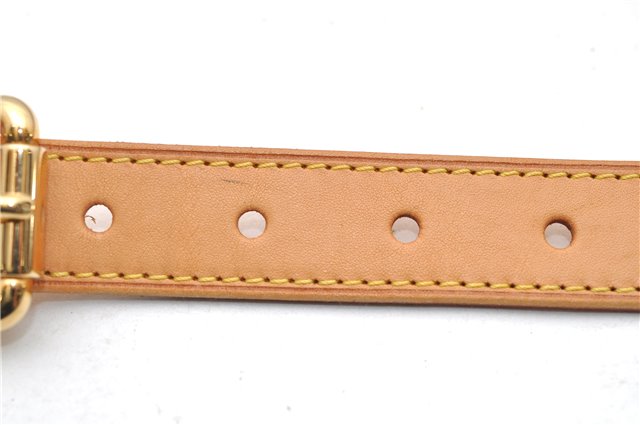 Authentic Louis Vuitton Leather Shoulder Strap Beige 35.0-39.0